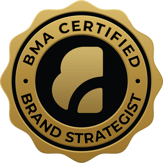Brand Master Academy Certified Brand Strategist badge